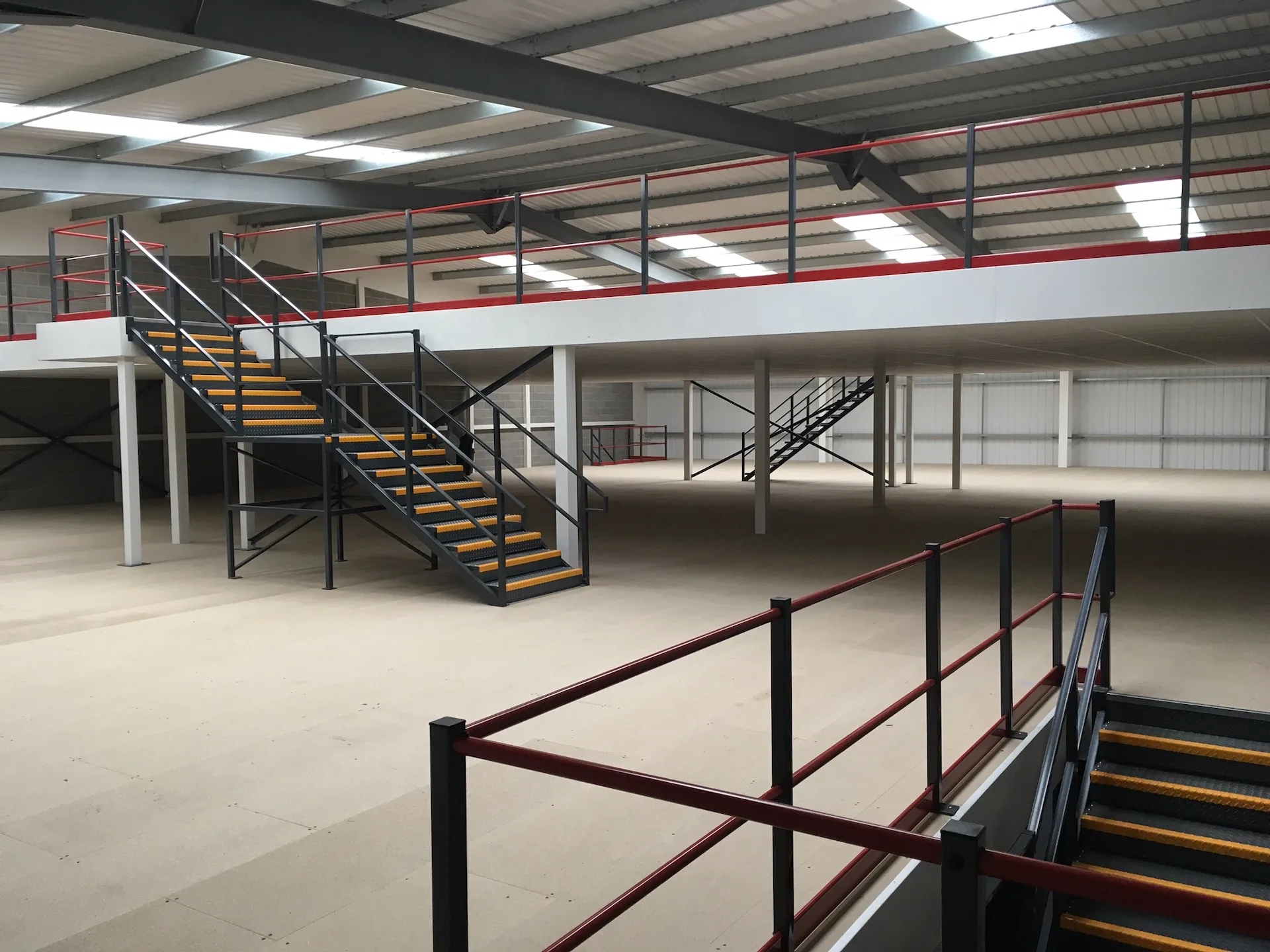 Mezzanine Floor Staircases for Enhanced Access by Hi-Level Mezzanines