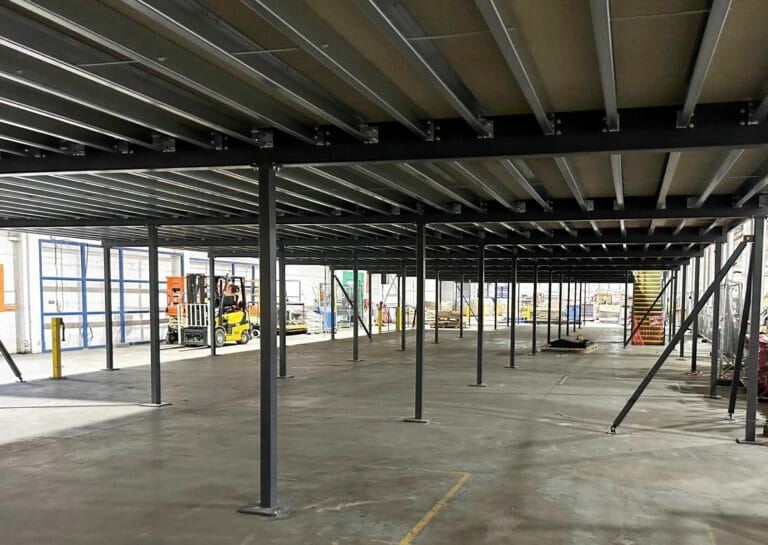 mezzanine floor steelwork