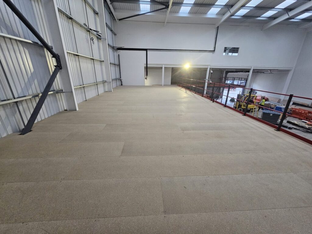 mezzanine floor in warehouse