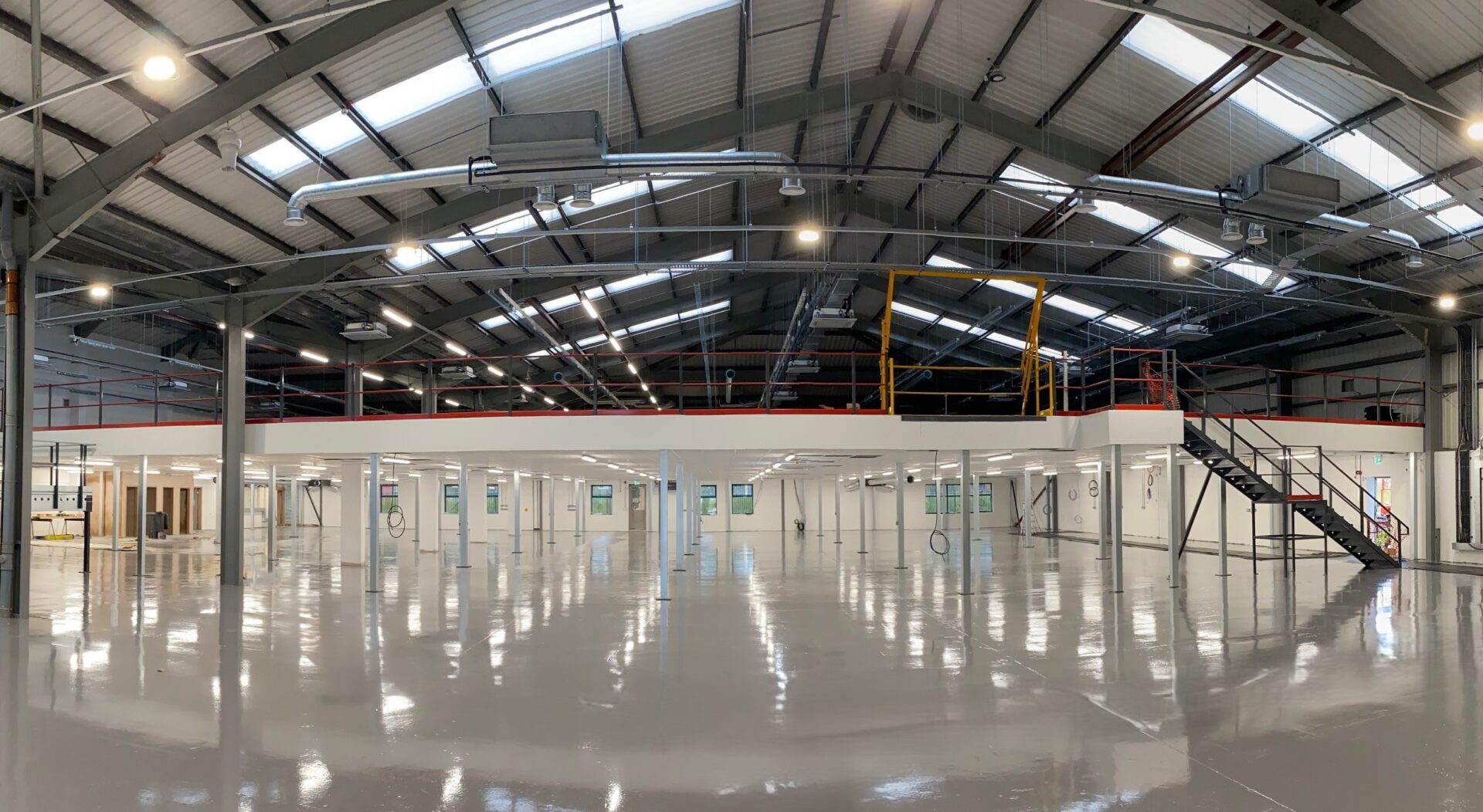 mezzanine floor in warehouse