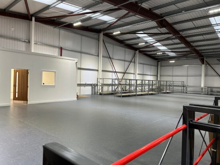 mezzanine floor for logistics company